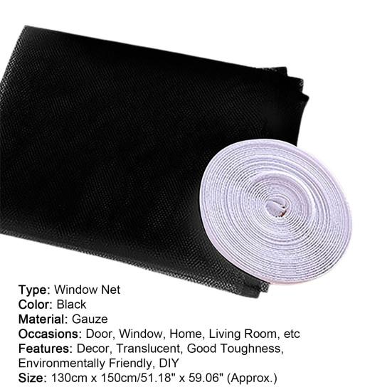 Self-adhesive Translucent Mesh Window Net Screen