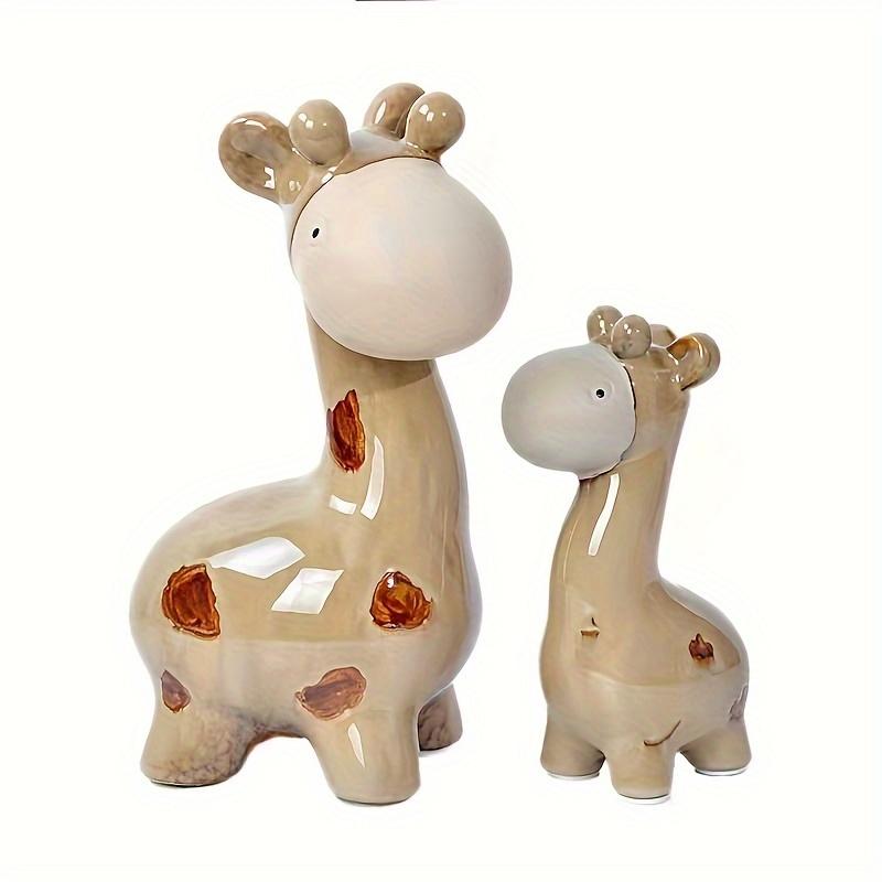 Two-piece Deer Series Ceramic Handicrafts, Simple Coffee Shop Home Decorations, Ceramic Decorations
