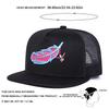 Unisex Colorful Feather Embroidery Hip-hop Net Hats Spring Summer Outdoor Adjustable Casual Baseball Caps Sunscreen Hats