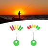100 Pcs Silicone Fishing Oval/Cylinder Float Stop Stoppers Fishing Float Fishing Bobber Fishing Tackle Accessories