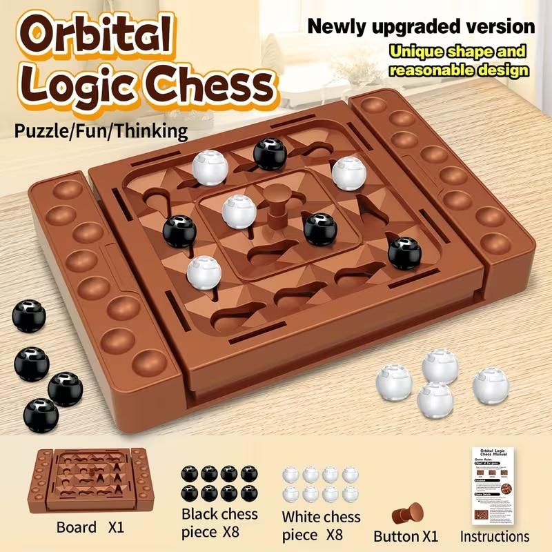 Children's logic board game (ages 3 and up): Develops logical thinking and hand-eye coordination, suitable for family gatherings, parties, and travel