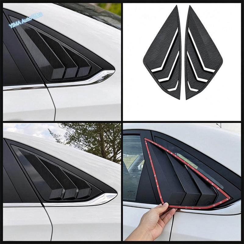 Car Styling Window Shades Quarter Window Sticker Cover Fit For GEELY EMGRAND - 2025 Decoration Exterior Auto Accessories