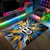 Design Juventus FC Covor de Catifea Cristal Confortabil Nu?Covor imprimat antiderapant pentru dormitor, living, hol