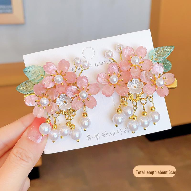 

Аксессуары для волос в древнем стиле ханьфу: Кисточки и китайские шпильки для костюмов девочек