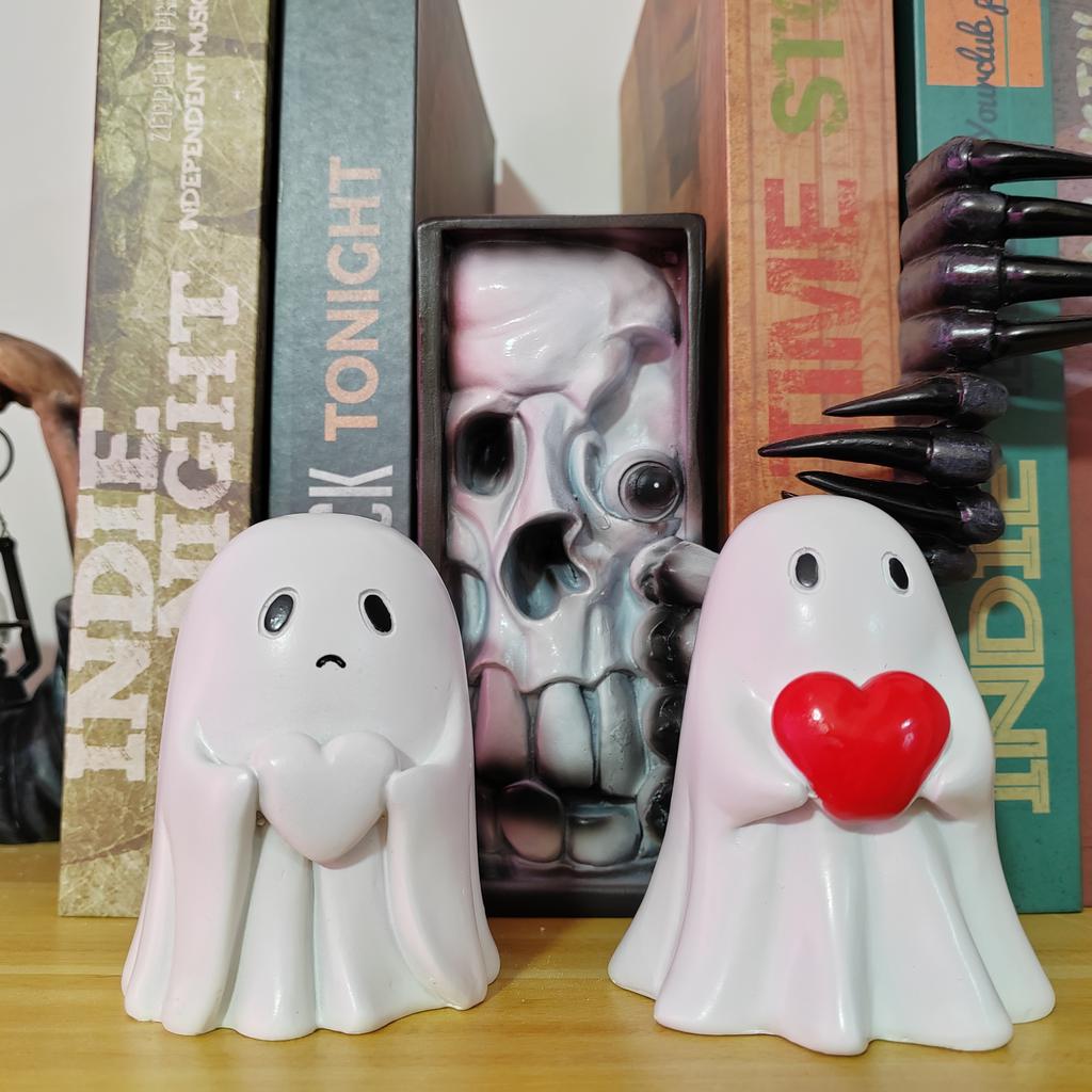 New Halloween Cute Ghost Ornament Creative Personalized Home Desktop Decoration Crafts Gift for Friends