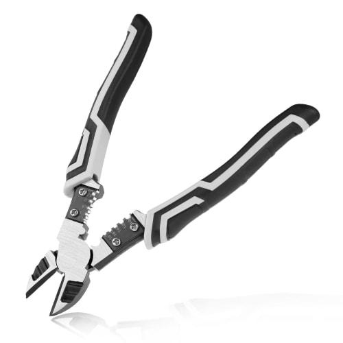 LEONTOOL Multi-Function Precision Nippers, Heavy-Duty Power Nippers for Electricians, Professional Electrician's Nippers, Precision Crimping Pliers, C
