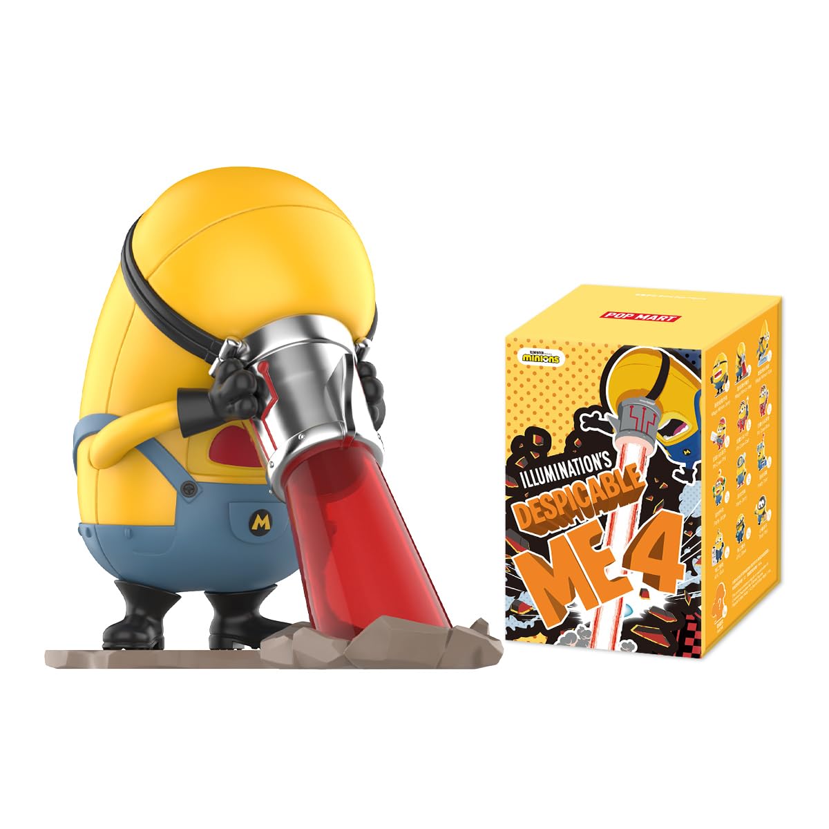 

POP MART Универсальная серия «Гадкий я 4» Pop Mart Gachapon Фигурка в слепой коробке Пластиковая модель Премиальная игрушка Мягкий винил Оригинальный персонаж Подарок на день рождения [1