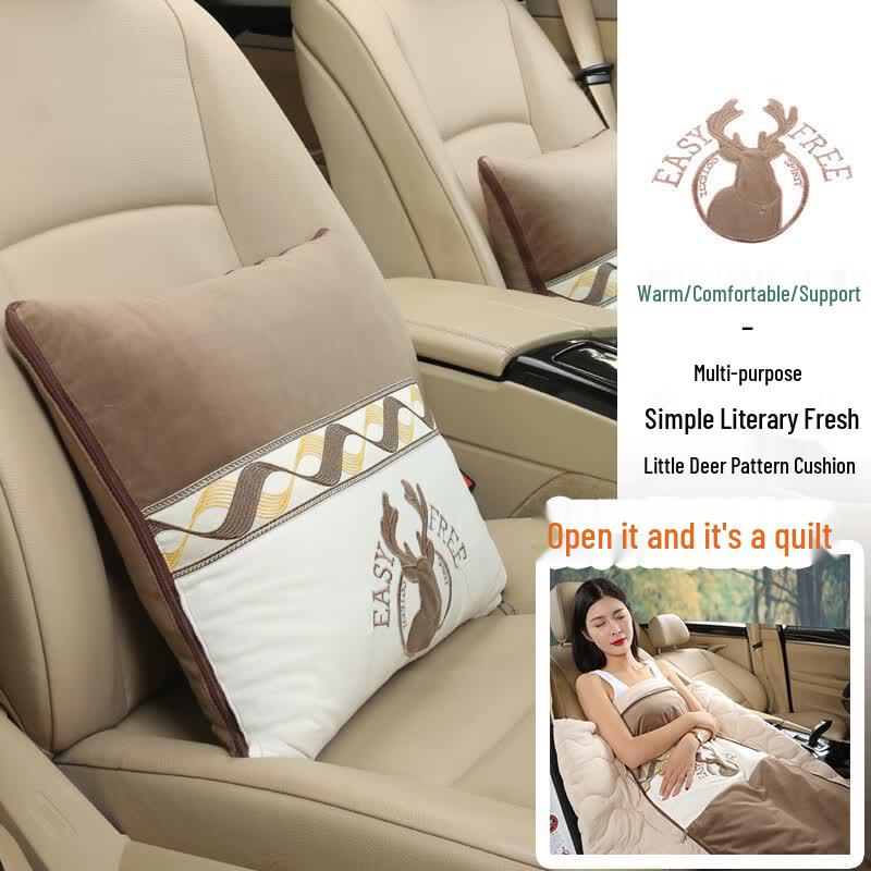 BIMLL B 2-in-1 Car Pillow & Blanket