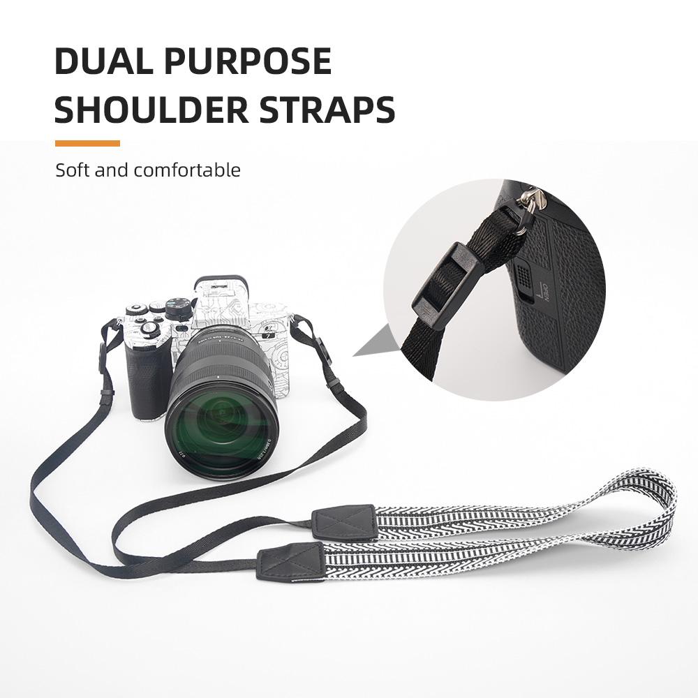 Cwatcun D123 4L Camera Bag Water-resistant Camera Sling Bag Photography Shoulder Bag with Shoulder
