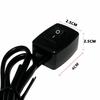 2-Pack Self-Adhesive Rocker Switch ON/Off With 75cm Cable 12V 24V 6A Pure Copper Wire For Car LED Lights Boat RV DIY