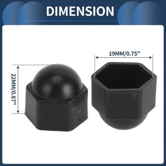 Single Wheel Lug Nut Bolt Exterior 19mm Rims Tire Nut Screws Universal