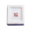 Japanese Kutani Ware Chopstick Rest - Colorful Porcelain Tableware, Gift for Special Occasions, Comes with Pouch, Shipping Available