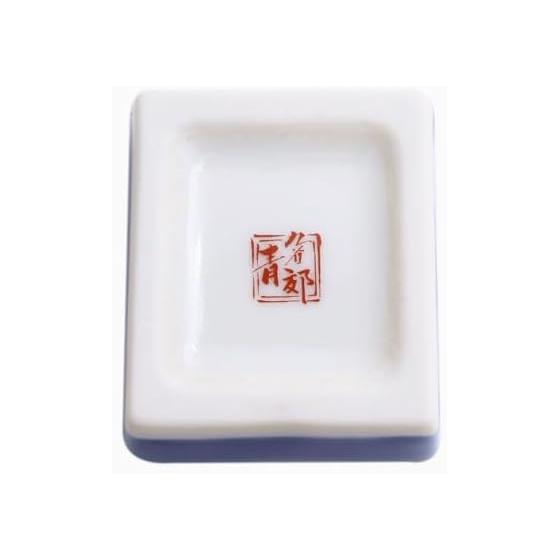 Japanese Kutani Ware Chopstick Rest - Colorful Porcelain Tableware, Gift for Special Occasions, Comes with Pouch, Shipping Available