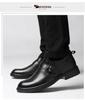 Men's Casual Business Crocodile Leather Shoes - Breathable Cowhide for Spring & Autumn