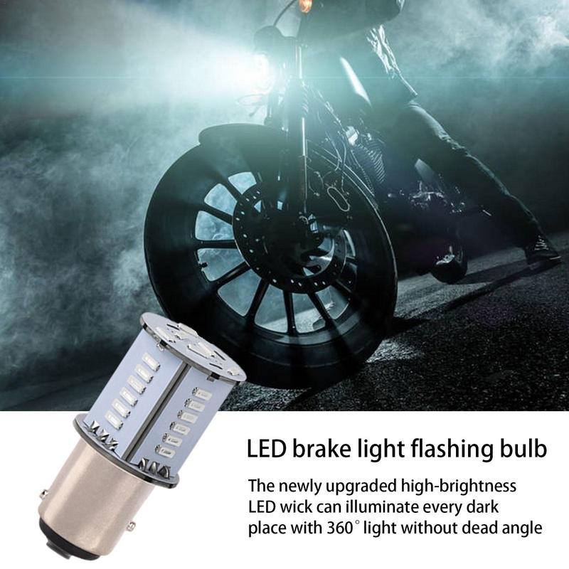 Motorcycle Brake Light Bulb Trailer Rear LED Trailer Lights With High-Brightness Bulb Brake Stop Strobe Light Bulb For