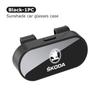 Car Sun Visor Sunglasses Clip Accessories Glasses Holder Clip Box For Skoda octavia a5 a4 mk1 2 fabia superb rapid mk3 yeti 2006  ES7