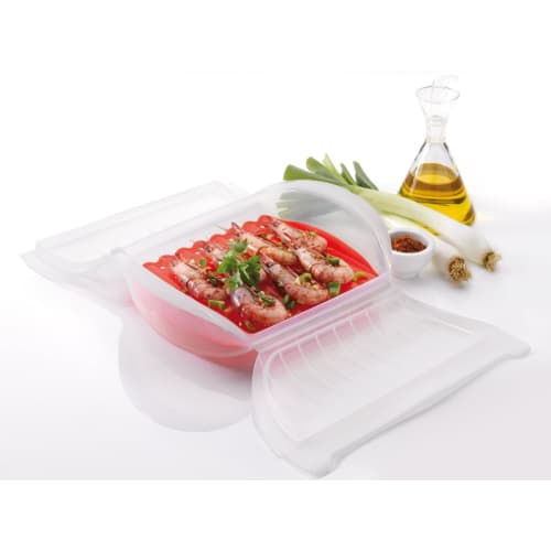 Lekue Family Steam Case with Tray 62038