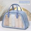 Waterproof Travel Toiletry Bag Transparent Large Capacity Cosmetic Bag Dry and Wet Separation PVC Makeup Organizer