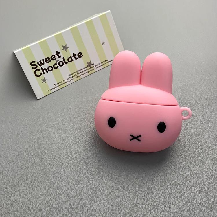 Cute Miffy Rabbit AirPods Pro1 Apple Bluetooth Headset Case 1/1 Generation Cartoon Silicone Protective Cover Is Suitable for