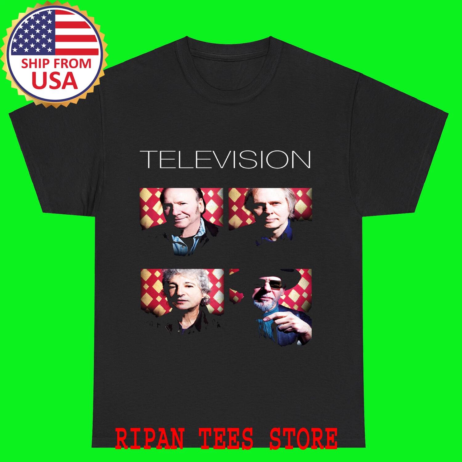Television Black T-Shirt Tee Top Unisex L