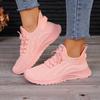 Designer Women Casual Sneakers Sports Shoes Fashion Brand Lace Up Loafers Female Knitted Mesh Breathable Shoes For Women
