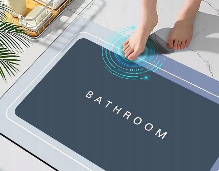 Bath mat, absorbent rug, mat for shower, bathtub, microfiber