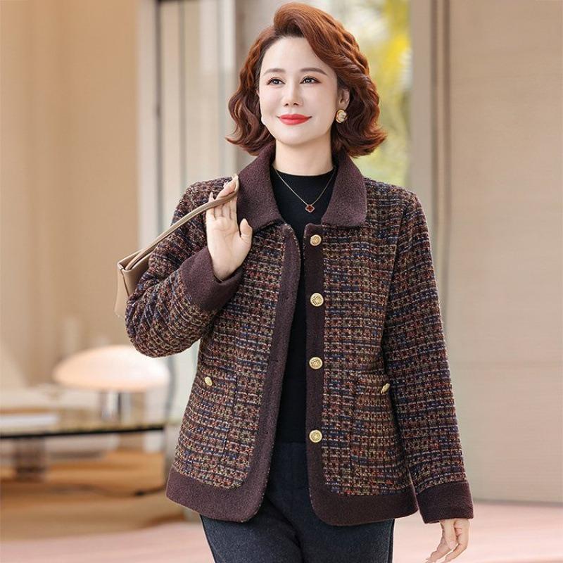 

Пуховик ароматная куртка новый осенне-зимний женский шерстяной топ 5XL [Recommended 150-80 kg]