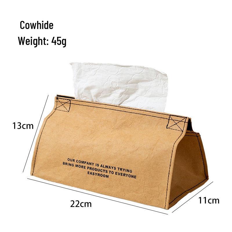 Wall-Mounted Luxury Car Tissue Box: Waterproof, Pull-Out Design, DuPont Paper, Customizable High-End Feel