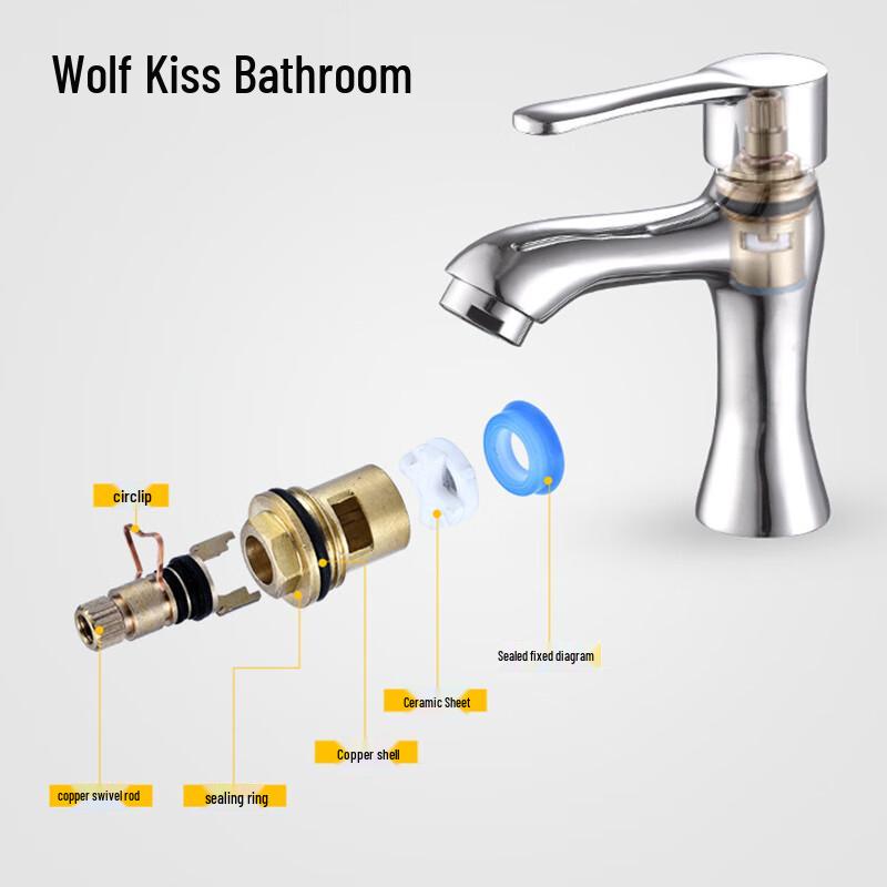 Wolf's Kiss B-Style Wassertropfen Badezimmerarmatur