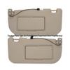Beige Pair of Sun Visors with Lights for 2005-2010 Kia Sportage 85201-1F210LX
