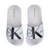 Calvin Klein Unisex Adult Logo Open Toe Flat Slides