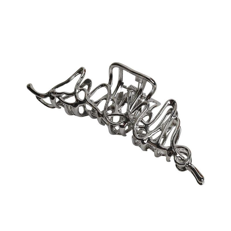 Large Metal Hair Claw Clip Irregular Hairpins Punk Style Hair Claws Barrettes Women Vintage Jaw Clips Hair Accessories