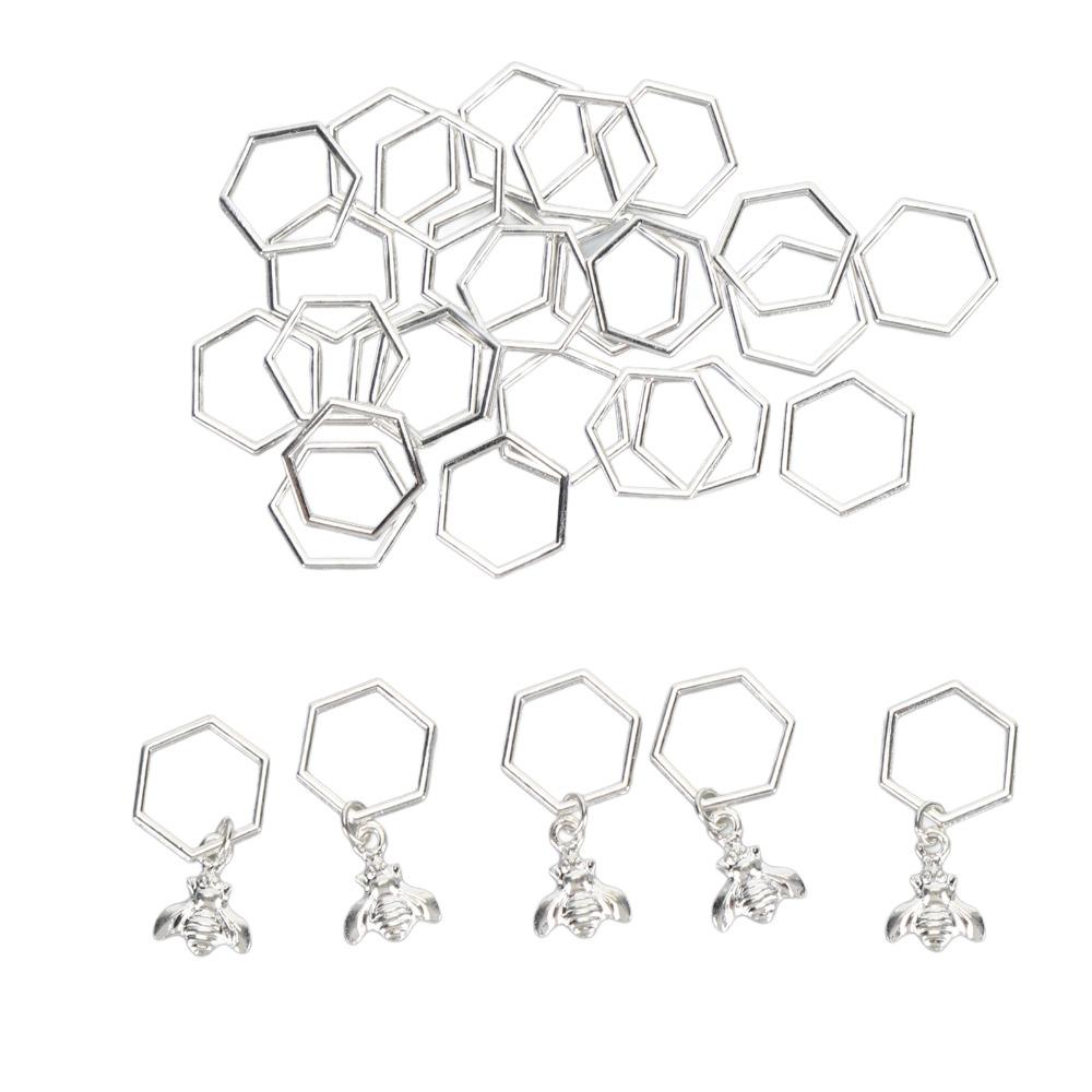 30Pcs Lightweight Design Knitting Stitch Markers Knitting Craft Tools Weaving Craft Projects