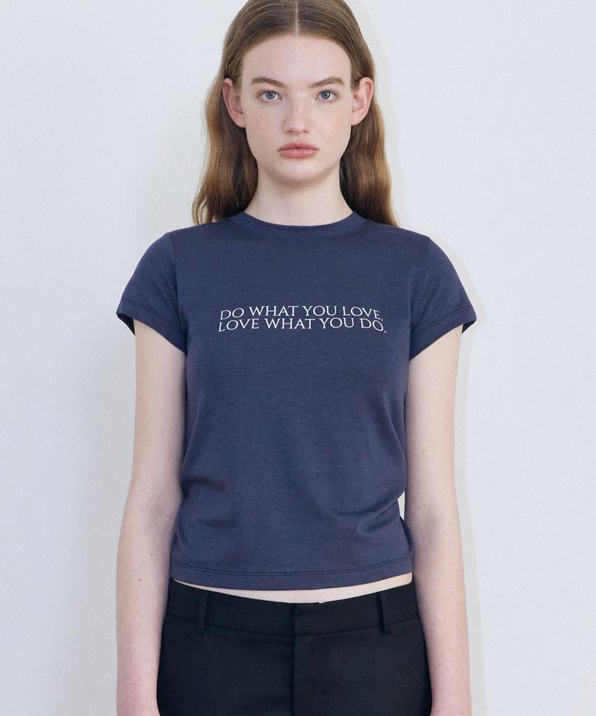 LADY VOLUME Do What You Love T-Shirt (Navy)