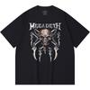 Tricou Heavy Metal 230 Gsm 100% Bumbac Imprimeu Trupă Rock Muzică Populară Tricou Unisex din Bumbac Gros
