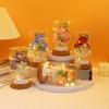 Valentine's Day Gift Cork Wishing Bottle LED Luminous Roses for Girlfriends Birthday Teachers' Day
