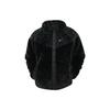 Herren Leopard Print Splicing Marke Logo Druck Reißverschluss Jacke Schwarz DH6683-010