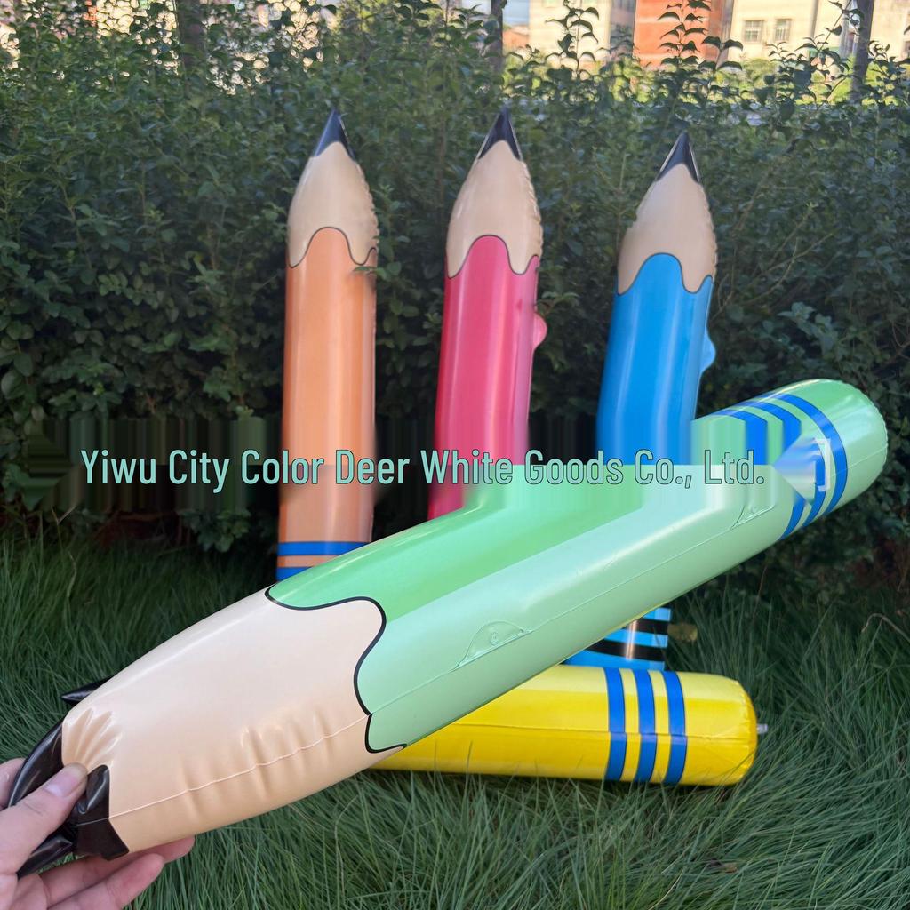 Palloncini Gonfiabili Colorati a Forma di Pastello per Decorazioni di Classe e Feste di Compleanno