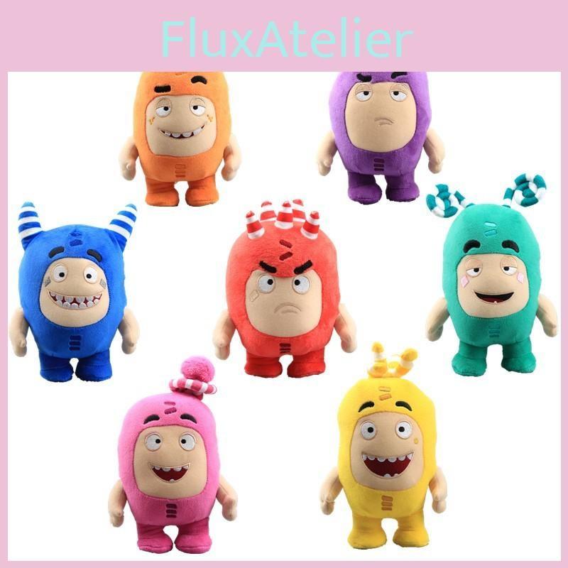 Oddbods 18cm Plush Soft Cuddly Toy Newt Bubbles Pogo Zee Jeff Fuse Slick Plush