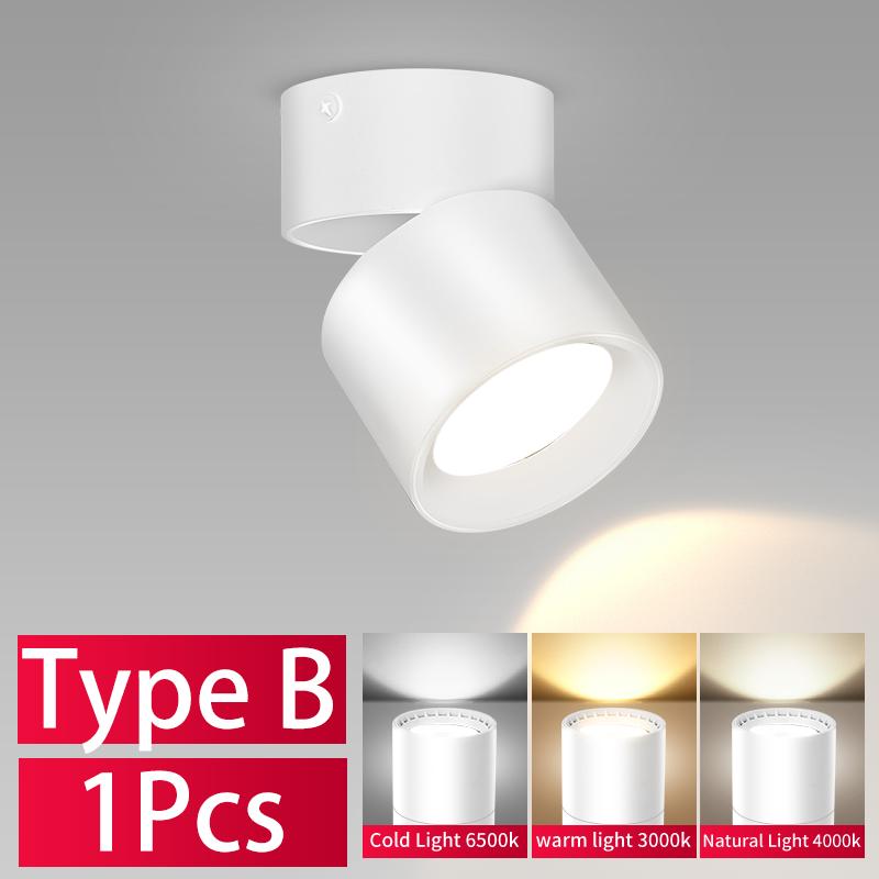 Led Downlight Faltbare Oberfläche Montiert Scheinwerfer 220V 10/15w Spot Lampen Hause Innen Dekorieren Beleuchtung Wohnzimmer Küche