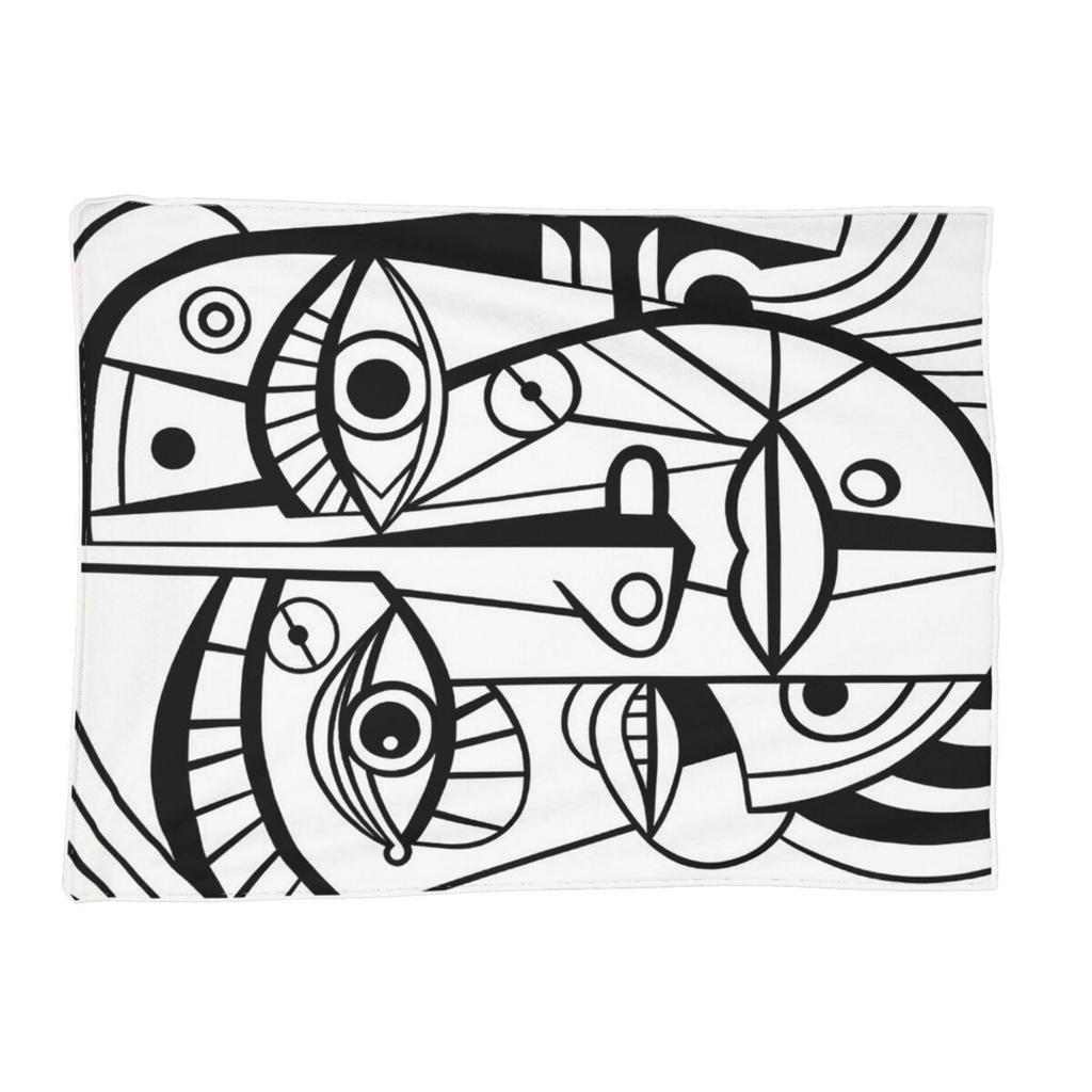 Pablo Picasso Don Quijote Spanischer Künstler Decke Weiche Warme Flanell Überwurfdecke Bettwäsche für Bett Wohnzimmer Picknick Reisen Sofa