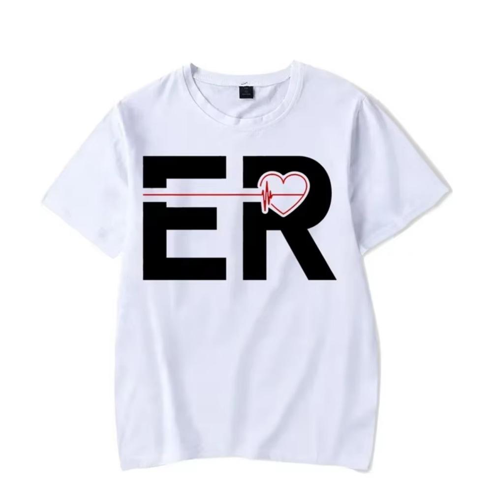 Emergency Room Nurse Shirt Oversized T-shirts Emergency Room Nurse Shirts for Men Women Harajuku T Shirt ER Nurse Vintage Tees