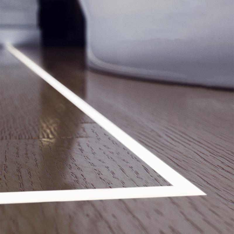 0.5/1m Profil LED Aluminiu de Podea Grosime Puternică Canal Lumină cu Bandă Încastrată în Sol Acoperire PC Iluminat Liniar Casnic Comercial