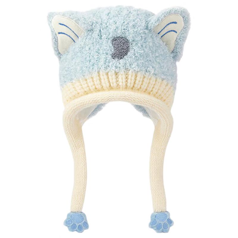 Balabala Kids Warm Cartoon Earflap Hat 120