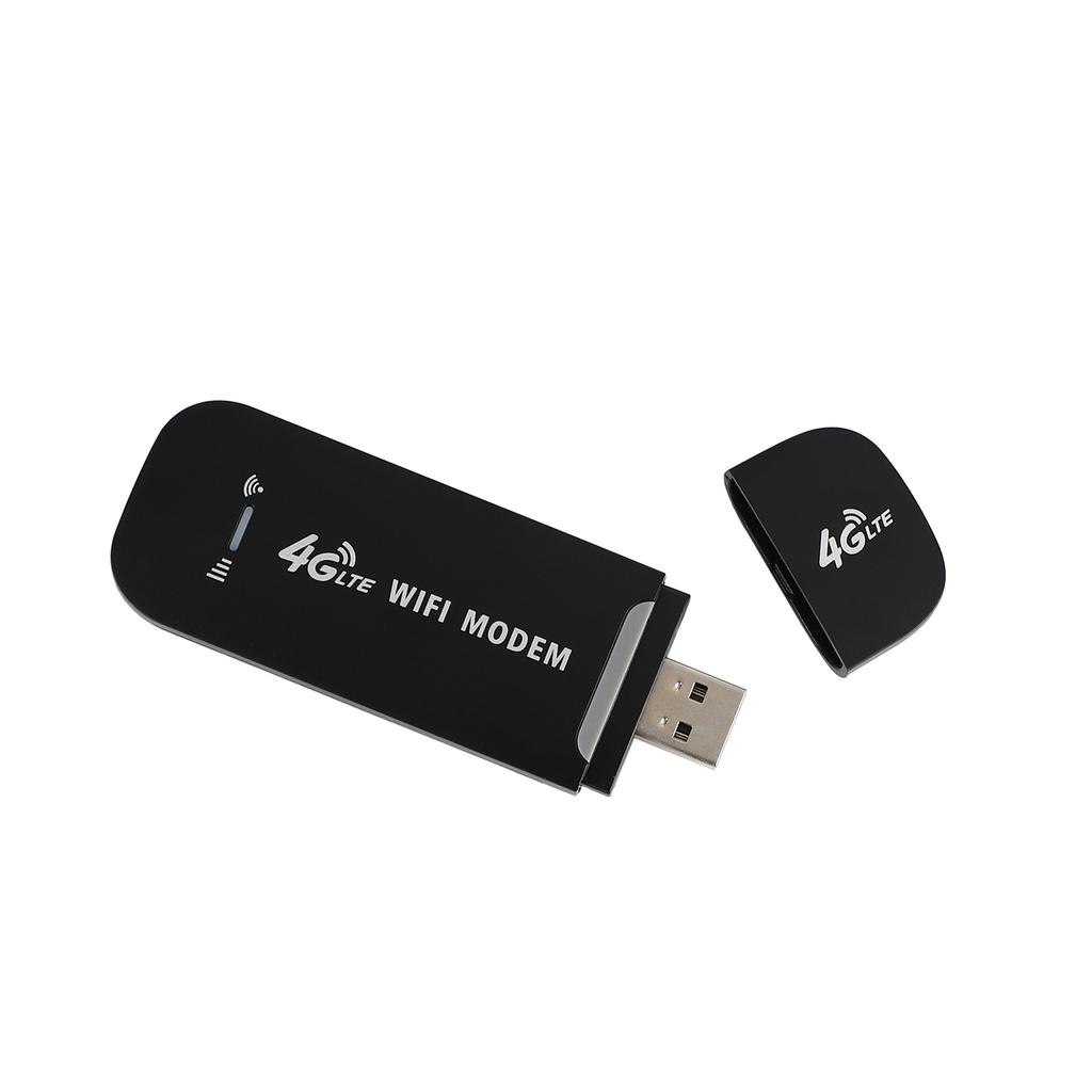 Unlocked 4G LTE Modem Wireless Router USB Dongle Mobile Broadband WIFI Black