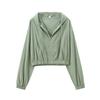 Fashion Style 2024 Summer New Women's Clothes Easiest for Match Long Sleeves Hooded Drape Short Coat High Waist Pants 5320805