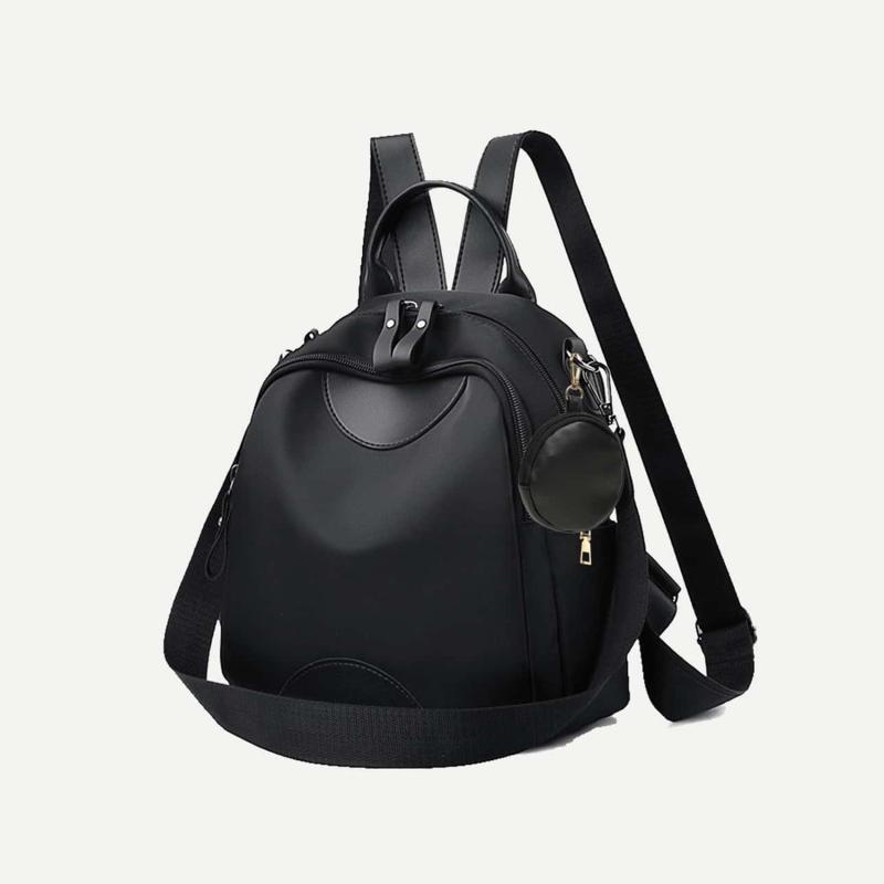 

Модный клетчатый оксфордский женский рюкзак для отдыха, студенческий рюкзак, школьные сумки для девочек-подростков, большая вместимость, водонепроницаемый дорожный рюкзак чёрный