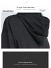 2025 Autumn Two-in-One Hooded Sweatshirt: Spliced Loose Fit with Drawstring - Street Style