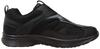 SPALDING JIN 3810 Men's Lightweight Water-Repellent Walking Sneakers, Size 4E, Black, Size 25.0 Cm