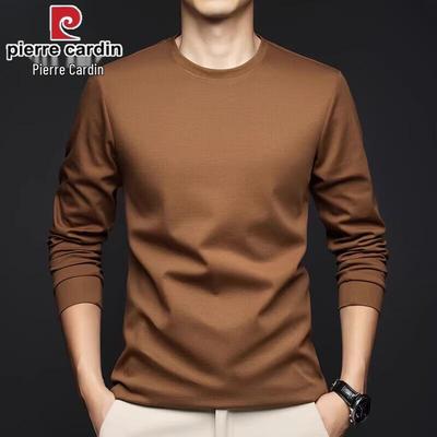 Premium Men's Long Sleeve Mercerized Cotton T-Shirt